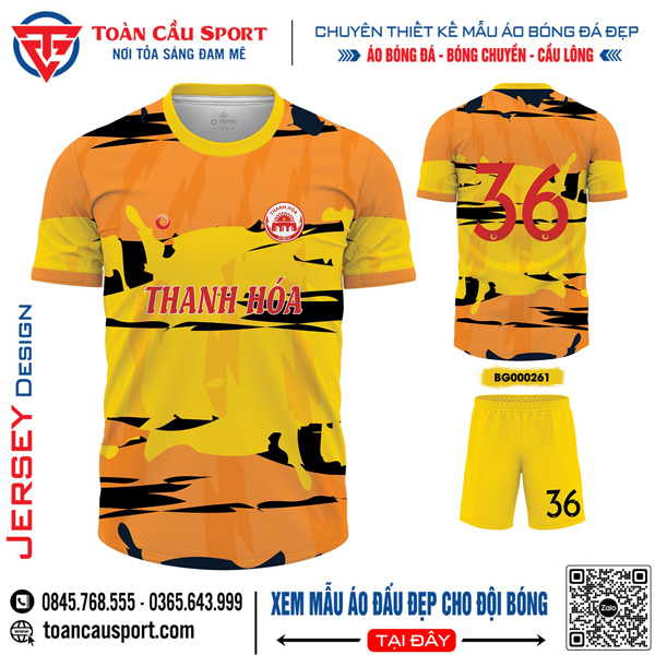 Mẫu áo thi đấu bóng đá đẹp