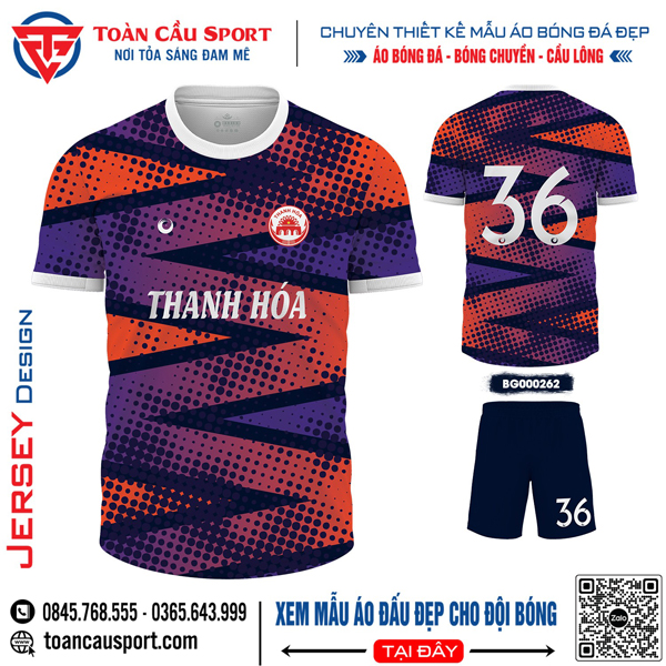 Mẫu áo thi đấu bóng đá đẹp
